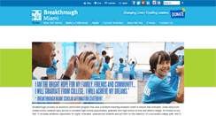 Desktop Screenshot of breakthroughmiami.org