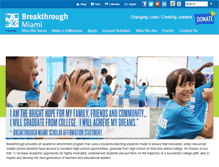 Tablet Screenshot of breakthroughmiami.org